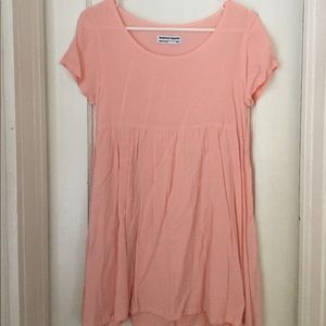 Pink American Apparel babydoll dress/tunic